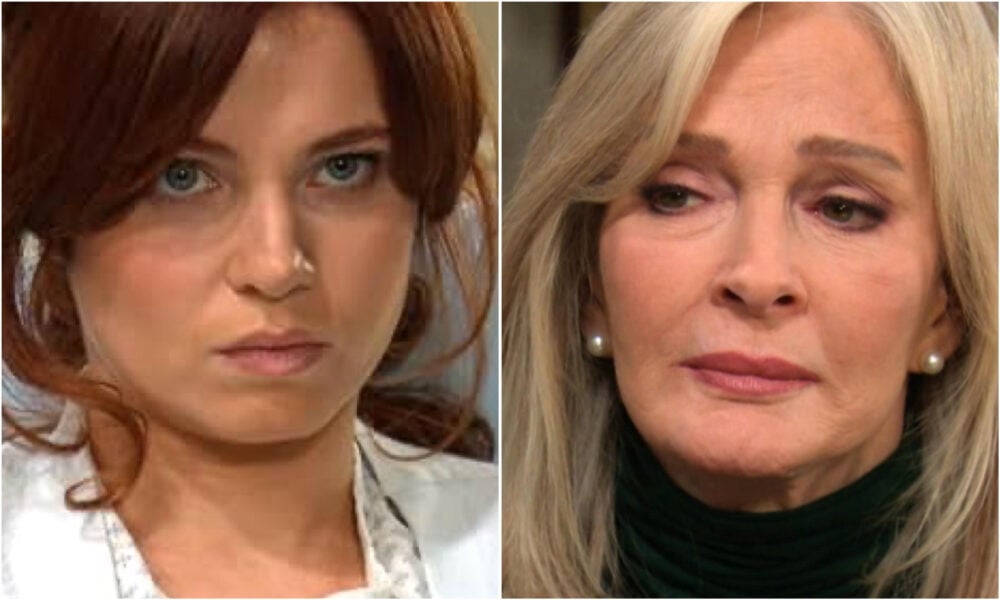 Joy Wesley (AlexAnn Hopkins), Kelsey's mother, hides her nerves in her wheelchair as trainer Tate Black (Leo Howard) offers help, in Days of Our Lives spoilers for October 8, 2026