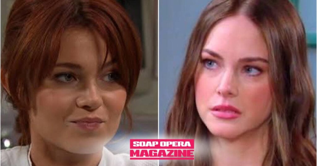 Joy Wesley (AlexAnn Hopkins), mother of Kelsey, is startled as Stephanie Johnson (Abigail Klein), Alex Kiriakis's wife, opens the door on her in Days of Our Lives spoilers for October 2026