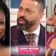 Kalista Kilroy (Kandi Burruss), Bill Hamilton (Timon Kyle Durrett) and Dani Dupree (Karla Mosley) on Beyond the Gates
