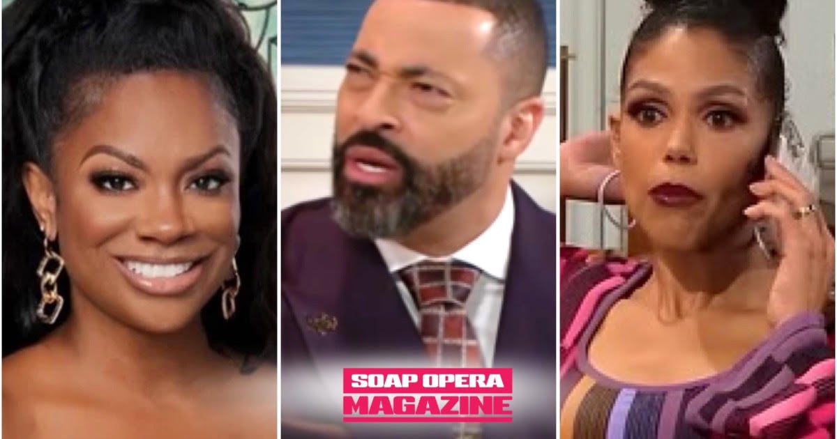Kalista Kilroy (Kandi Burruss), Bill Hamilton (Timon Kyle Durrett) and Dani Dupree (Karla Mosley) on Beyond the Gates