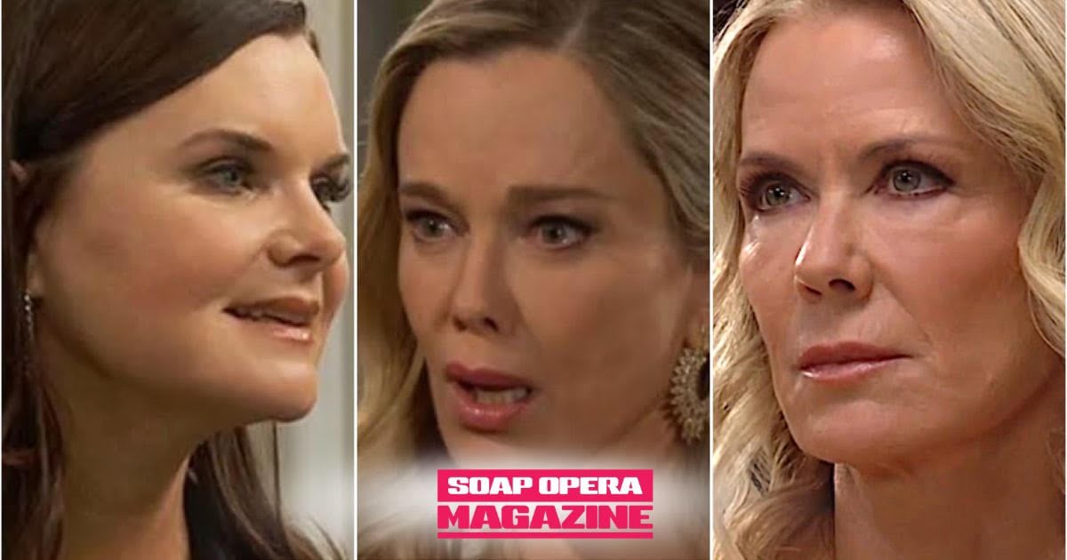 Katie Logan Spencer, Donna Logan and Brooke Logan on Bold and the Beautiful