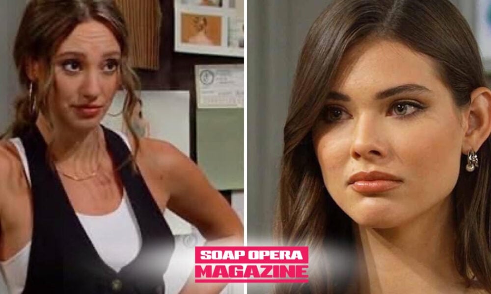 Melissa Dylan and a furious Electra Forrester on Bold and the Beautiful