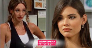 Melissa Dylan and a furious Electra Forrester on Bold and the Beautiful