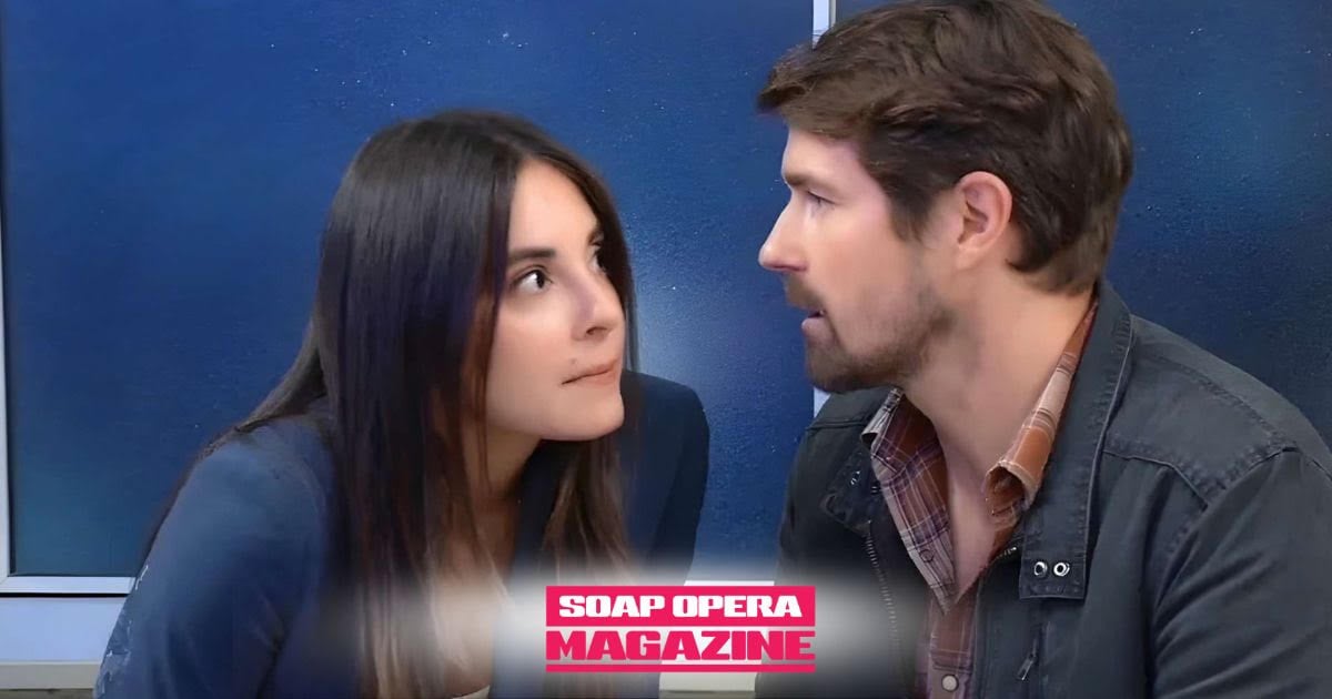 Molly Lansing Davis and Cody Bell as Molly weighs a job offer that would take her out of Port Charles on General Hospital