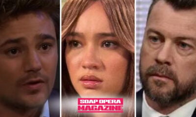 Sophia Choi (Rachel Boyd) watches Johnny DiMera (Carson Boatman) as EJ DiMera (Dan Feuerriegel) stuns his brother Chad DiMera (Conner Floyd) in Days of Our Lives spoilers, October 12, 2026