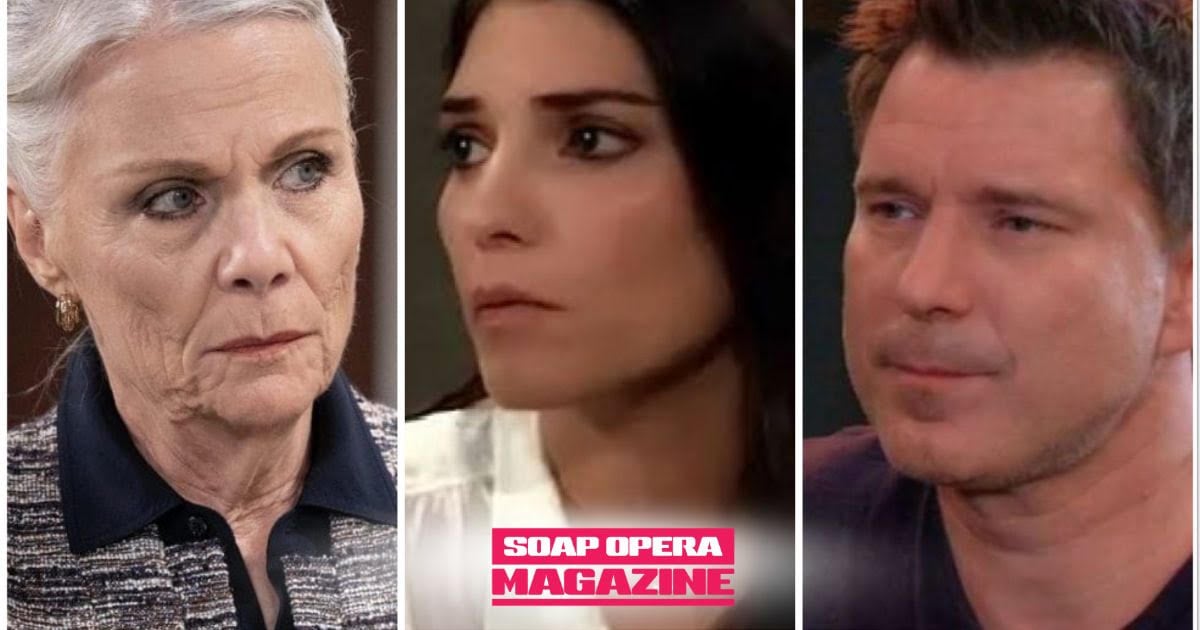 Tracy Quartermaine, Brook Lynn Quartermaine, Jude and Harrison Chase as Tracy gears up to fight Jude's daughter claim on General Hospital