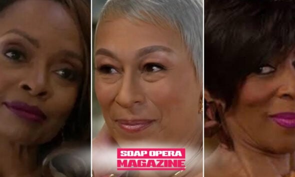 Tracy Tyler (Maria Howell), Anita Dupree (Tamara Tunie) and Sharon Winger (Bonita Brisker) on Beyond the Gates