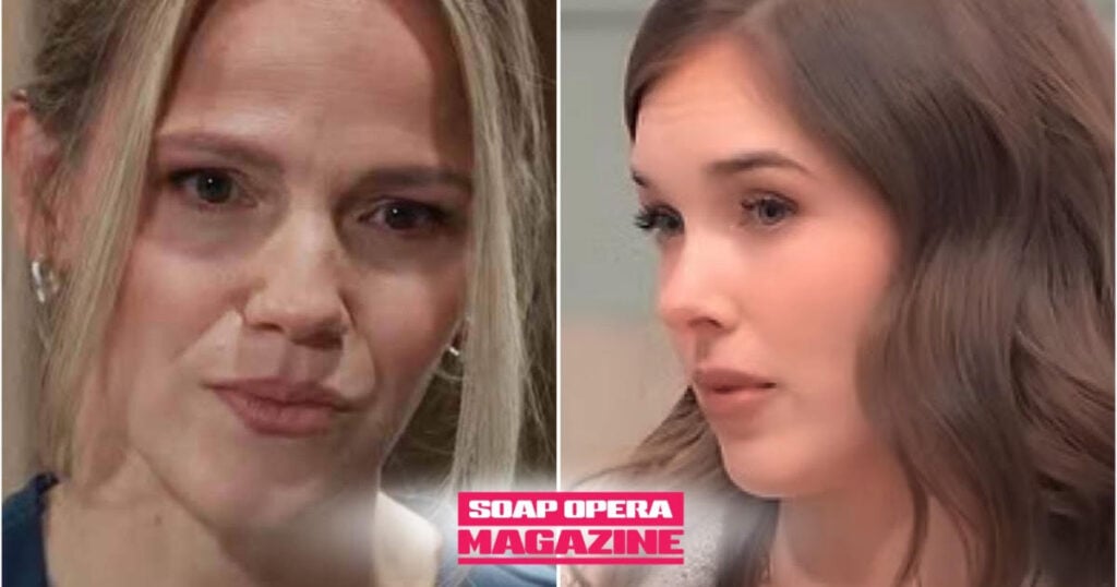 Willow Cain (Katelyn MacMullen) faces exposure as Lulu Spencer's story breaks on General Hospital