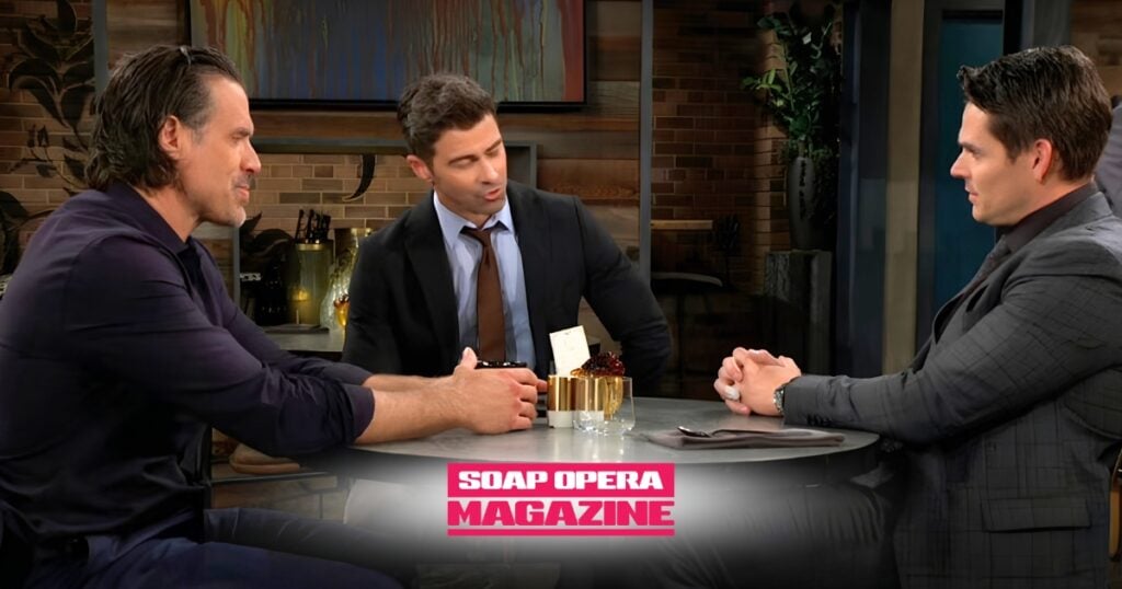 Young and the Restless Recap (Y&R Recap) Detective Burrow, Nick Newman, Adam Newman