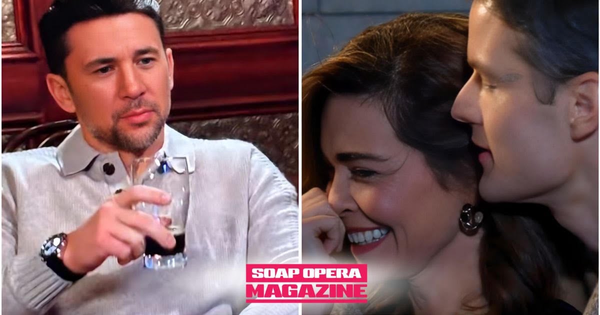Young and the Restless spoilers, Cane Ashby (Billy Flynn) hears Kyle Abbott's London excuse as Victoria Newman hides out